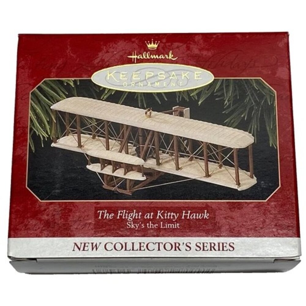 Vintage Hallmark Keepsake Ornament Flight At Kitty Hawk Sky's The Limit 1997 NIB
